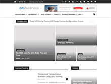 Tablet Screenshot of gpspathfinder.com